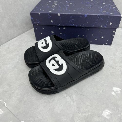 Cheap Gucci Slippers For Men #1217143 Replica Wholesale [$64.00 USD] [ITEM#1217143] on Replica Gucci Slippers