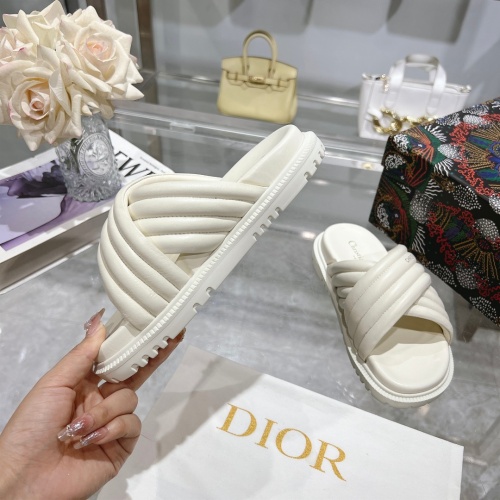 Cheap Christian Dior Slippers For Women #1217154 Replica Wholesale [$88.00 USD] [ITEM#1217154] on Replica Christian Dior Slippers