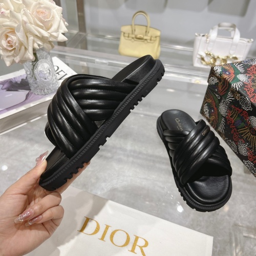 Cheap Christian Dior Slippers For Women #1217158 Replica Wholesale [$88.00 USD] [ITEM#1217158] on Replica Christian Dior Slippers