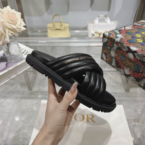 Cheap Christian Dior Slippers For Women #1217158 Replica Wholesale [$88.00 USD] [ITEM#1217158] on Replica Christian Dior Slippers