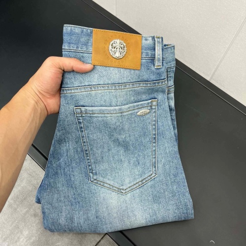 Cheap Chrome Hearts Jeans For Men #1217170 Replica Wholesale [$60.00 USD] [ITEM#1217170] on Replica Chrome Hearts Jeans