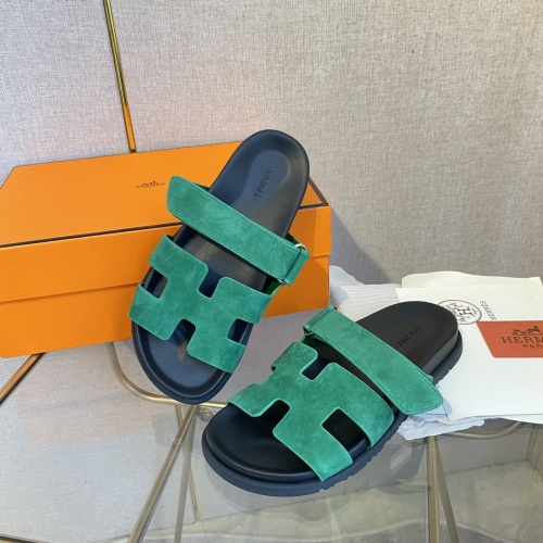 Cheap Hermes Slippers For Men #1217176 Replica Wholesale [$76.00 USD] [ITEM#1217176] on Replica Hermes Slippers