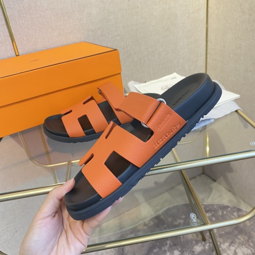 Cheap Hermes Slippers For Men #1217190 Replica Wholesale [$76.00 USD] [ITEM#1217190] on Replica Hermes Slippers