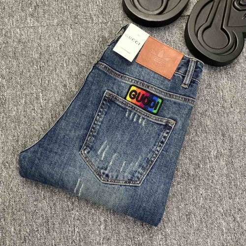 Cheap Gucci Jeans For Men #1217209 Replica Wholesale [$76.00 USD] [ITEM#1217209] on Replica Gucci Jeans