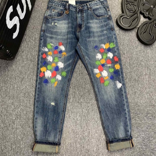 Cheap Gucci Jeans For Men #1217209 Replica Wholesale [$76.00 USD] [ITEM#1217209] on Replica Gucci Jeans