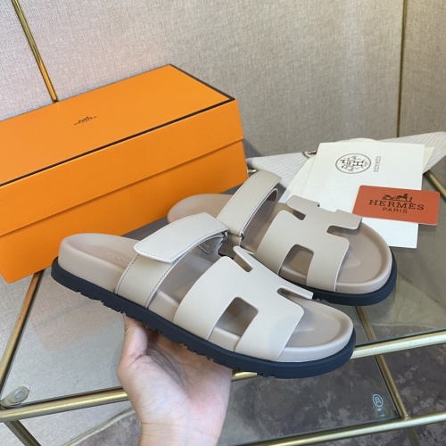 Cheap Hermes Slippers For Men #1217219 Replica Wholesale [$82.00 USD] [ITEM#1217219] on Replica Hermes Slippers