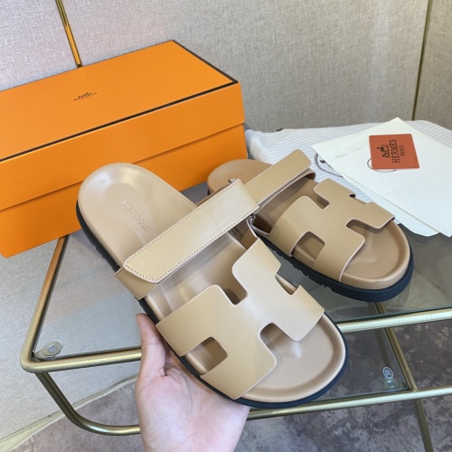 Cheap Hermes Slippers For Men #1217221 Replica Wholesale [$82.00 USD] [ITEM#1217221] on Replica Hermes Slippers