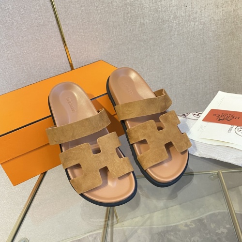 Cheap Hermes Slippers For Men #1217244 Replica Wholesale [$82.00 USD] [ITEM#1217244] on Replica Hermes Slippers