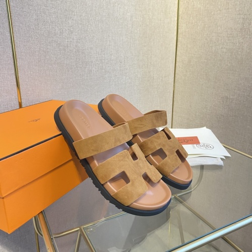 Cheap Hermes Slippers For Men #1217244 Replica Wholesale [$82.00 USD] [ITEM#1217244] on Replica Hermes Slippers