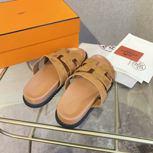 Cheap Hermes Slippers For Men #1217244 Replica Wholesale [$82.00 USD] [ITEM#1217244] on Replica Hermes Slippers