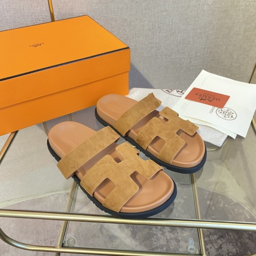 Cheap Hermes Slippers For Men #1217244 Replica Wholesale [$82.00 USD] [ITEM#1217244] on Replica Hermes Slippers