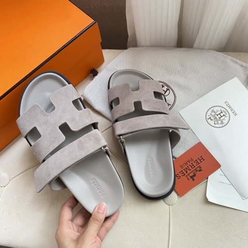 Cheap Hermes Slippers For Men #1217250 Replica Wholesale [$82.00 USD] [ITEM#1217250] on Replica Hermes Slippers