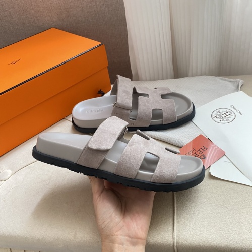 Cheap Hermes Slippers For Men #1217250 Replica Wholesale [$82.00 USD] [ITEM#1217250] on Replica Hermes Slippers