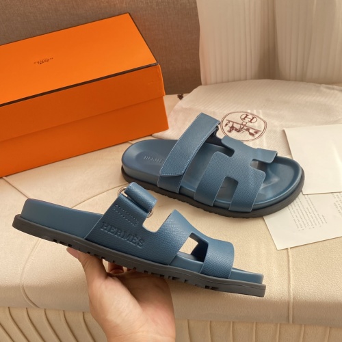 Cheap Hermes Slippers For Men #1217254 Replica Wholesale [$82.00 USD] [ITEM#1217254] on Replica Hermes Slippers