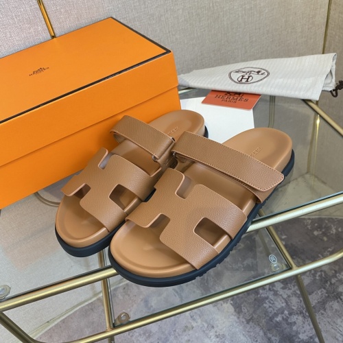 Cheap Hermes Slippers For Men #1217258 Replica Wholesale [$82.00 USD] [ITEM#1217258] on Replica Hermes Slippers