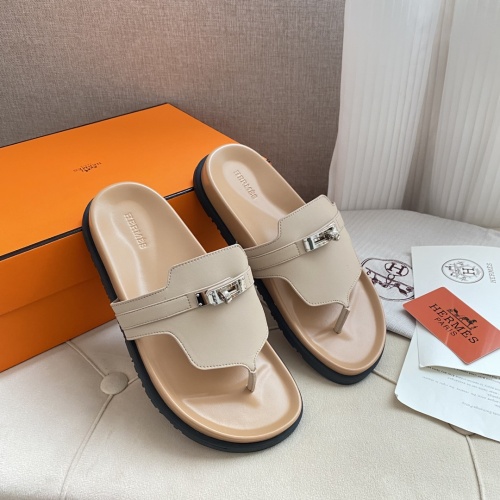 Cheap Hermes Slippers For Men #1217264 Replica Wholesale [$82.00 USD] [ITEM#1217264] on Replica Hermes Slippers