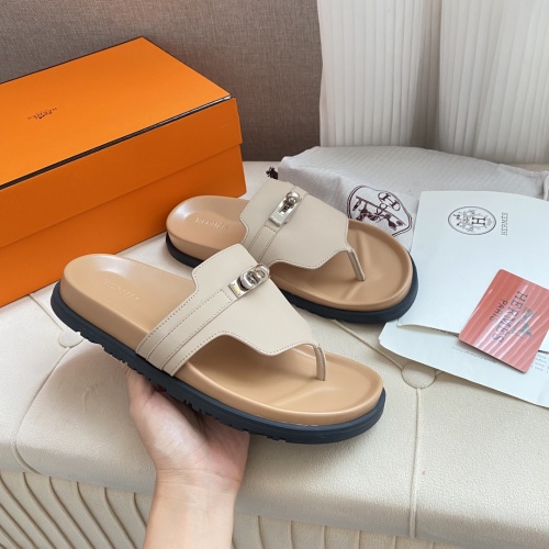 Cheap Hermes Slippers For Men #1217264 Replica Wholesale [$82.00 USD] [ITEM#1217264] on Replica Hermes Slippers