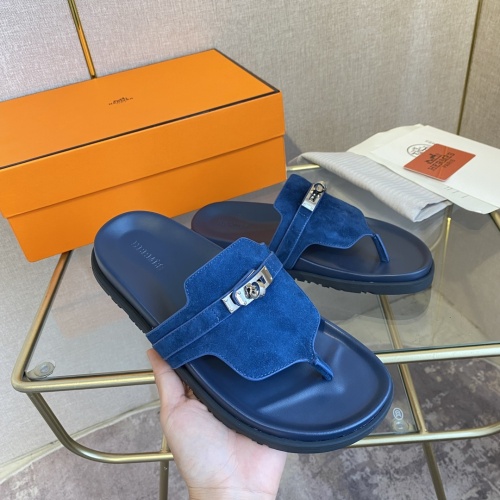 Cheap Hermes Slippers For Men #1217266 Replica Wholesale [$82.00 USD] [ITEM#1217266] on Replica Hermes Slippers