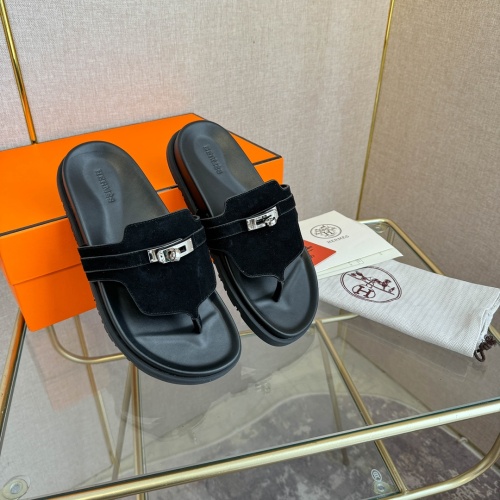 Cheap Hermes Slippers For Men #1217267 Replica Wholesale [$76.00 USD] [ITEM#1217267] on Replica Hermes Slippers