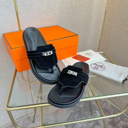 Cheap Hermes Slippers For Men #1217267 Replica Wholesale [$76.00 USD] [ITEM#1217267] on Replica Hermes Slippers