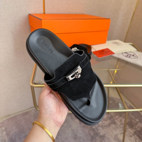 Cheap Hermes Slippers For Men #1217267 Replica Wholesale [$76.00 USD] [ITEM#1217267] on Replica Hermes Slippers