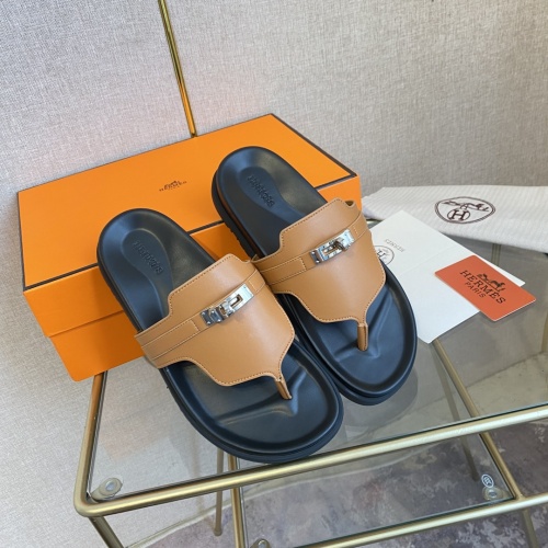 Cheap Hermes Slippers For Men #1217271 Replica Wholesale [$76.00 USD] [ITEM#1217271] on Replica Hermes Slippers