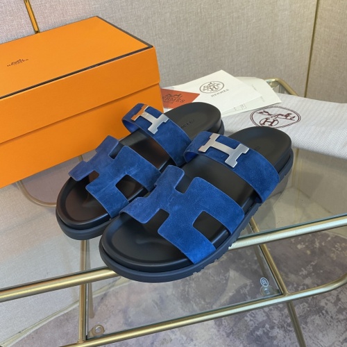 Cheap Hermes Slippers For Men #1217279 Replica Wholesale [$76.00 USD] [ITEM#1217279] on Replica Hermes Slippers