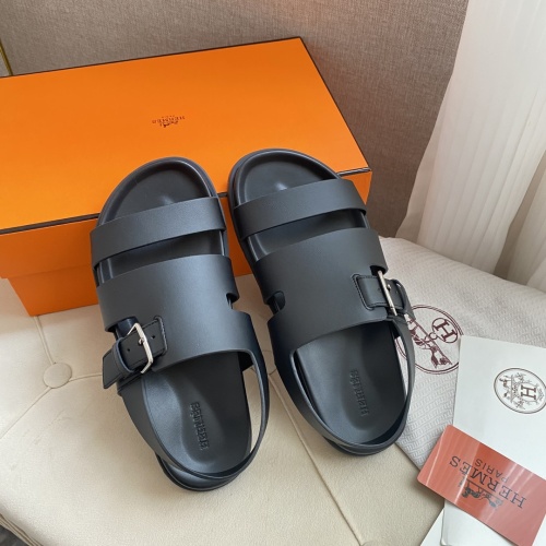 Cheap Hermes Sandal For Men #1217300 Replica Wholesale [$80.00 USD] [ITEM#1217300] on Replica Hermes Sandal