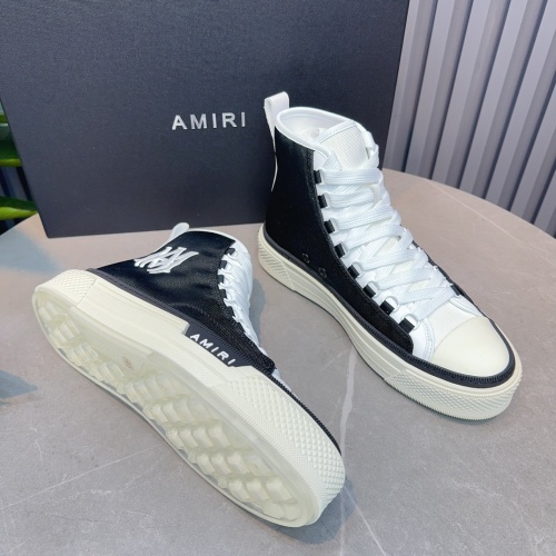 Cheap Amiri High Tops Shoes For Men #1217510 Replica Wholesale [$115.00 USD] [ITEM#1217510] on Replica Amiri High Tops Shoes