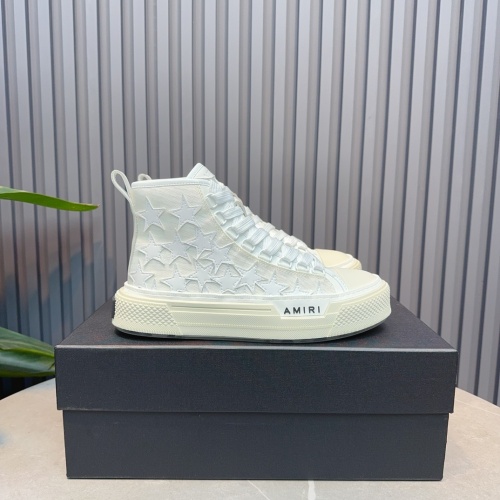 Cheap Amiri High Tops Shoes For Men #1217529 Replica Wholesale [$122.00 USD] [ITEM#1217529] on Replica Amiri High Tops Shoes