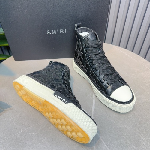 Cheap Amiri High Tops Shoes For Men #1217531 Replica Wholesale [$122.00 USD] [ITEM#1217531] on Replica Amiri High Tops Shoes