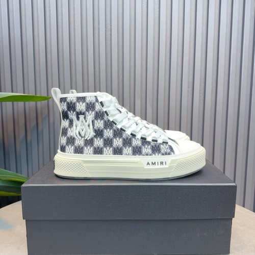 Cheap Amiri High Tops Shoes For Men #1217537 Replica Wholesale [$122.00 USD] [ITEM#1217537] on Replica Amiri High Tops Shoes