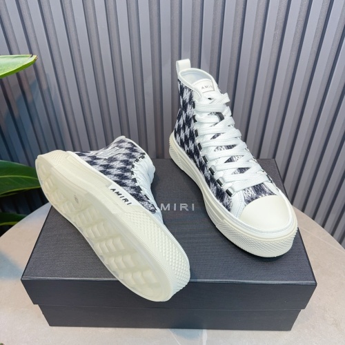 Cheap Amiri High Tops Shoes For Men #1217537 Replica Wholesale [$122.00 USD] [ITEM#1217537] on Replica Amiri High Tops Shoes