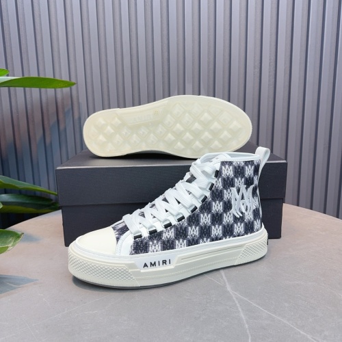 Cheap Amiri High Tops Shoes For Men #1217537 Replica Wholesale [$122.00 USD] [ITEM#1217537] on Replica Amiri High Tops Shoes