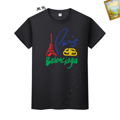 Cheap Balenciaga T-Shirts Short Sleeved For Unisex #1217585 Replica Wholesale [$25.00 USD] [ITEM#1217585] on Replica Balenciaga T-Shirts