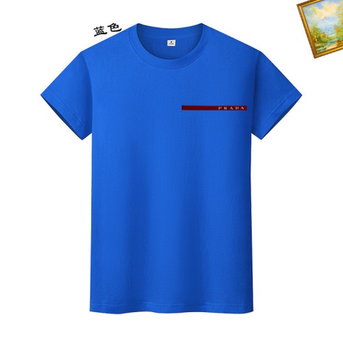 Cheap Prada T-Shirts Short Sleeved For Unisex #1217591 Replica Wholesale [$25.00 USD] [ITEM#1217591] on Replica Prada T-Shirts
