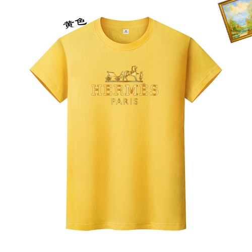 Cheap Hermes T-Shirts Short Sleeved For Unisex #1217673 Replica Wholesale [$25.00 USD] [ITEM#1217673] on Replica Hermes T-Shirts