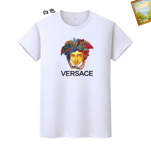 Cheap Versace T-Shirts Short Sleeved For Unisex #1217679 Replica Wholesale [$25.00 USD] [ITEM#1217679] on Replica Versace T-Shirts