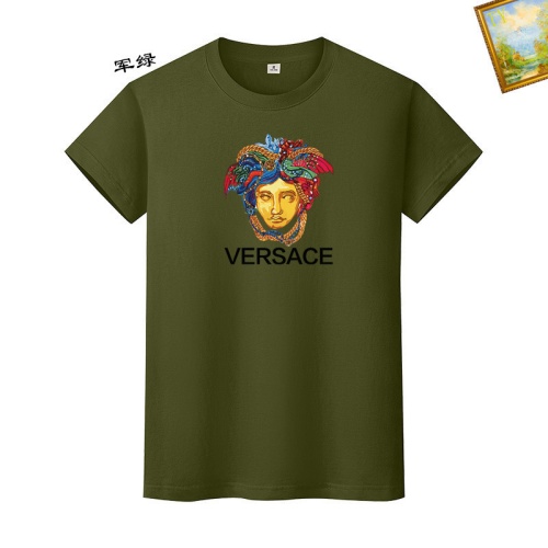 Cheap Versace T-Shirts Short Sleeved For Unisex #1217685 Replica Wholesale [$25.00 USD] [ITEM#1217685] on Replica Versace T-Shirts