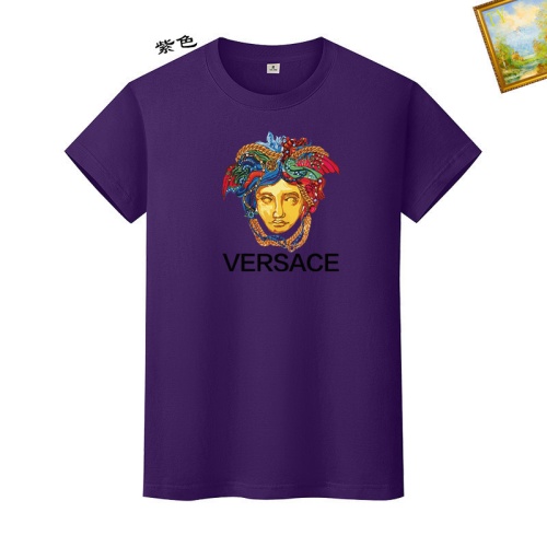 Cheap Versace T-Shirts Short Sleeved For Unisex #1217686 Replica Wholesale [$25.00 USD] [ITEM#1217686] on Replica Versace T-Shirts