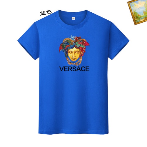 Cheap Versace T-Shirts Short Sleeved For Unisex #1217687 Replica Wholesale [$25.00 USD] [ITEM#1217687] on Replica Versace T-Shirts