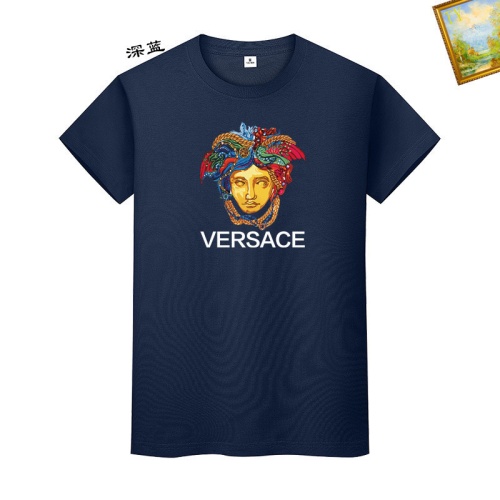 Cheap Versace T-Shirts Short Sleeved For Unisex #1217688 Replica Wholesale [$25.00 USD] [ITEM#1217688] on Replica Versace T-Shirts