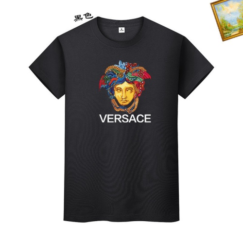 Cheap Versace T-Shirts Short Sleeved For Unisex #1217689 Replica Wholesale [$25.00 USD] [ITEM#1217689] on Replica Versace T-Shirts