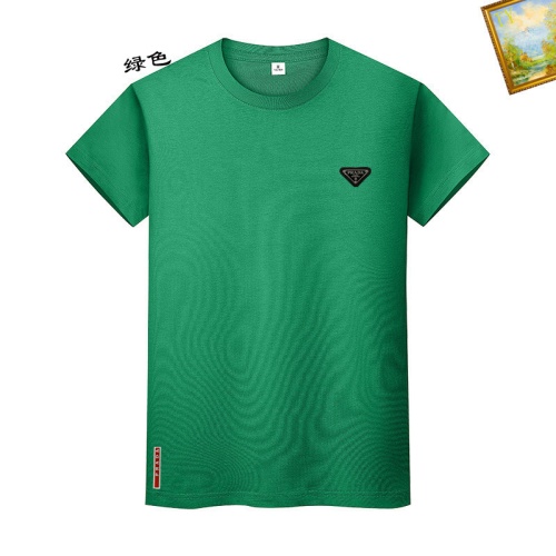 Cheap Prada T-Shirts Short Sleeved For Unisex #1217698 Replica Wholesale [$25.00 USD] [ITEM#1217698] on Replica Prada T-Shirts