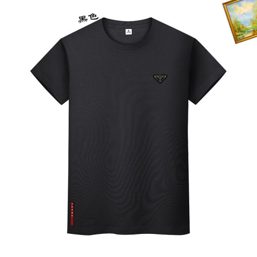 Cheap Prada T-Shirts Short Sleeved For Unisex #1217703 Replica Wholesale [$25.00 USD] [ITEM#1217703] on Replica Prada T-Shirts