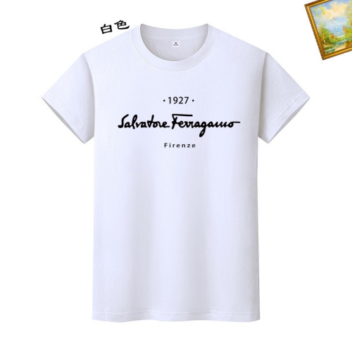 Cheap Salvatore Ferragamo T-Shirts Short Sleeved For Unisex #1217704 Replica Wholesale [$25.00 USD] [ITEM#1217704] on Replica Salvatore Ferragamo T-Shirts