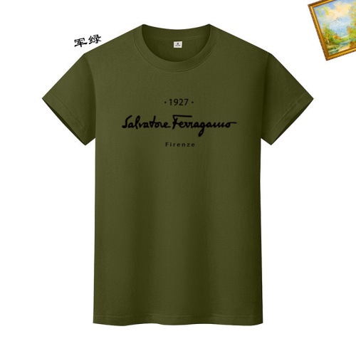 Cheap Salvatore Ferragamo T-Shirts Short Sleeved For Unisex #1217710 Replica Wholesale [$25.00 USD] [ITEM#1217710] on Replica Salvatore Ferragamo T-Shirts