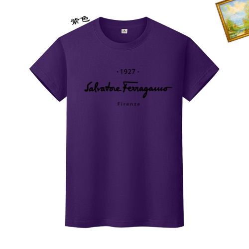 Cheap Salvatore Ferragamo T-Shirts Short Sleeved For Unisex #1217711 Replica Wholesale [$25.00 USD] [ITEM#1217711] on Replica Salvatore Ferragamo T-Shirts