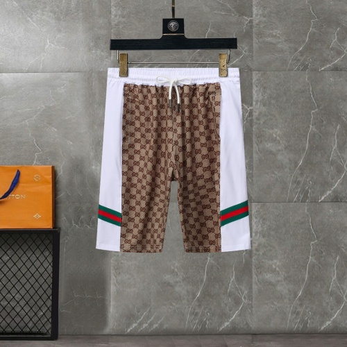 Cheap Gucci Tracksuits Short Sleeved For Men #1217848 Replica Wholesale [$56.00 USD] [ITEM#1217848] on Replica Gucci Tracksuits