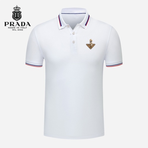 Cheap Prada T-Shirts Short Sleeved For Men #1217984 Replica Wholesale [$29.00 USD] [ITEM#1217984] on Replica Prada T-Shirts